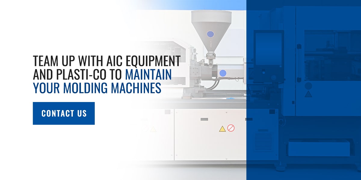 Team Up With AIC Equipment and Plasti-Co to Maintain Your Molding Machines
